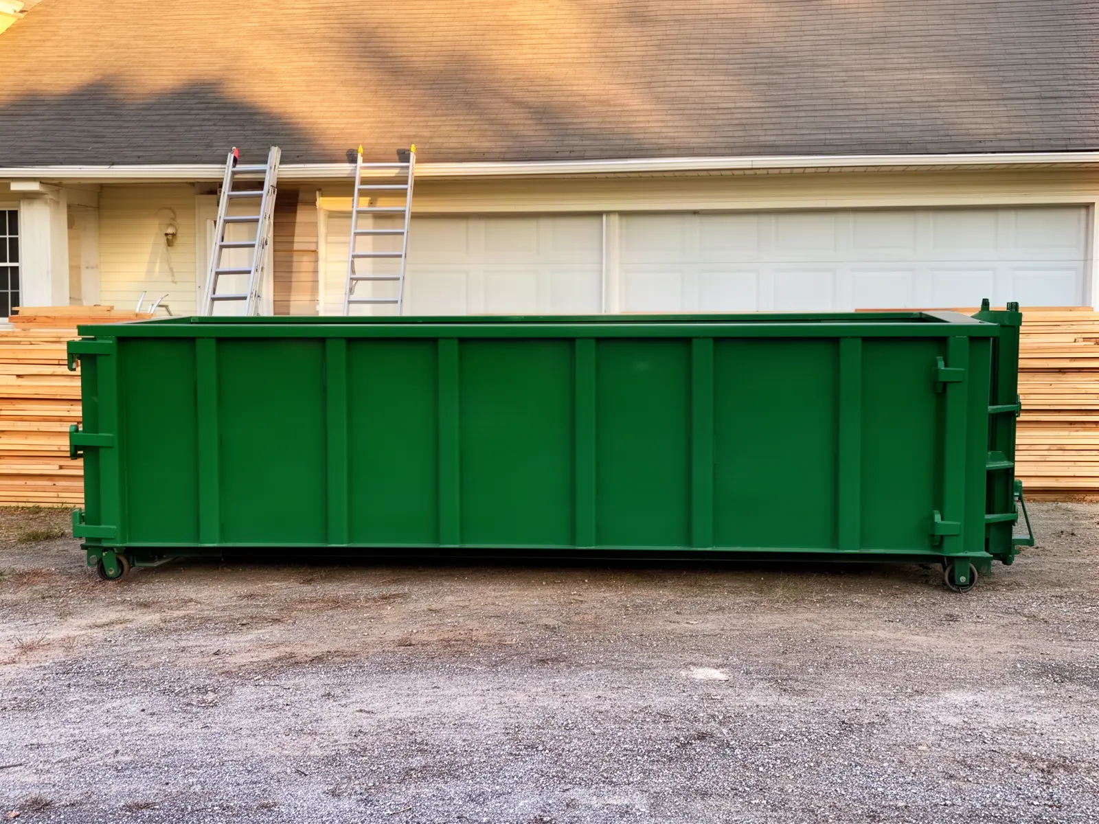 Roll-off dumpster from Central Valley Dumpster Rental in Stockton, CA
